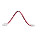 Flexibel tweezijdig hoekig connector voor 2-pin LED stroken 8 mm