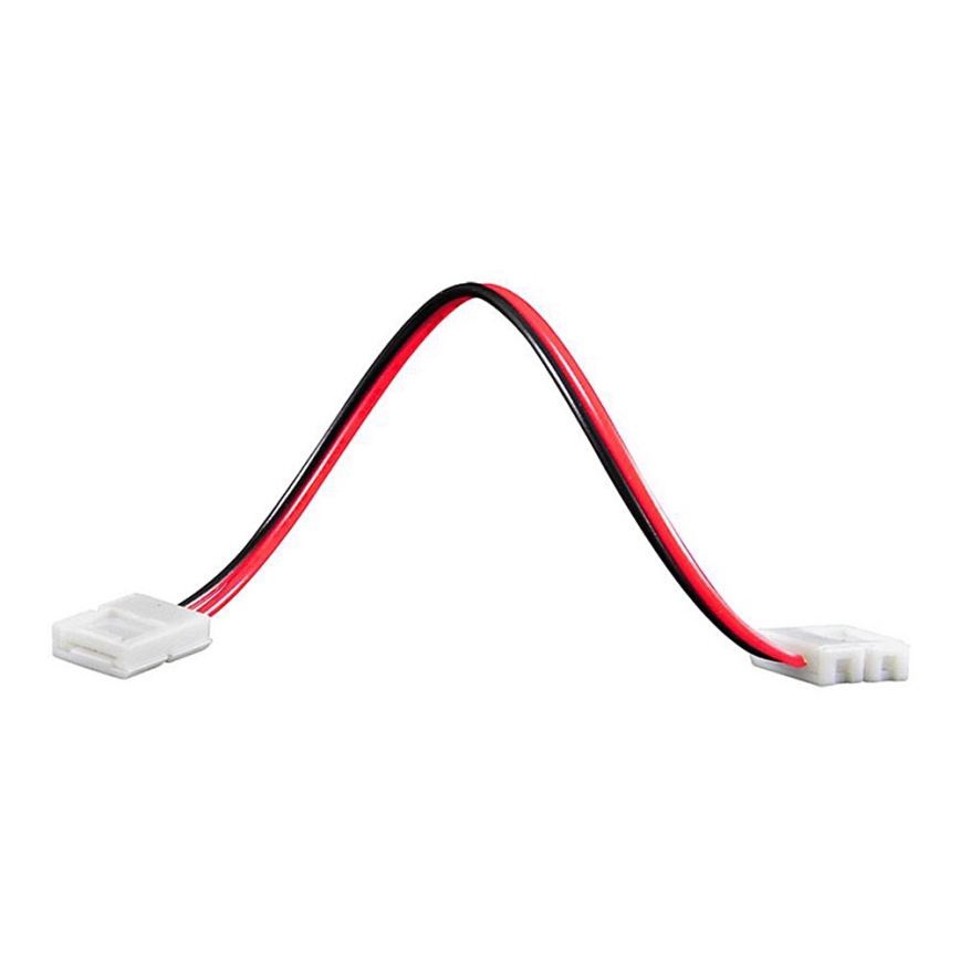Flexibel tweezijdig hoekig connector voor 2-pin LED stroken 8 mm