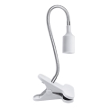 Flexibele bureaulamp met clip voor plantengroei PLANTY 1xE27/30W/230V wit