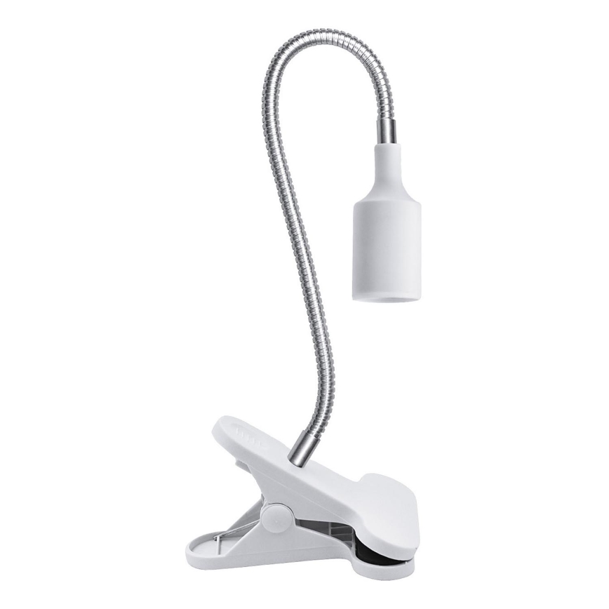 Flexibele bureaulamp met clip voor plantengroei PLANTY 1xE27/30W/230V wit