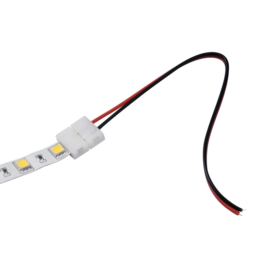 Flexibele enkelzijdige connector voor 2-polige LED-strips 10 mm
