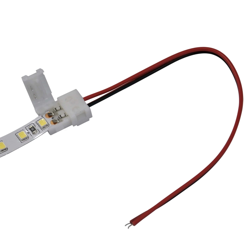 Flexibele enkelzijdige connector voor 2-polige LED-strips 8 mm