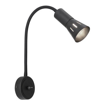 Flexibele lamp ARENA 1xE14/40W/230V zwart
