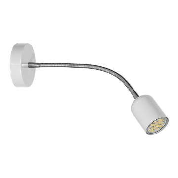 Flexibele lamp MAXI 1xGU10/40W/230V wit