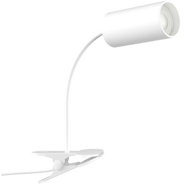 Flexibele lamp met klem PUNTO 1xGU10/9W/230V wit