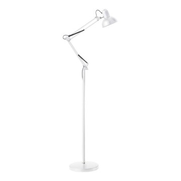 Flexibele vloerlamp AURIQ 1xE27/60W/230V 184 cm wit