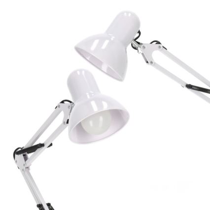 Flexibele vloerlamp AURIQ 1xE27/60W/230V 184 cm wit