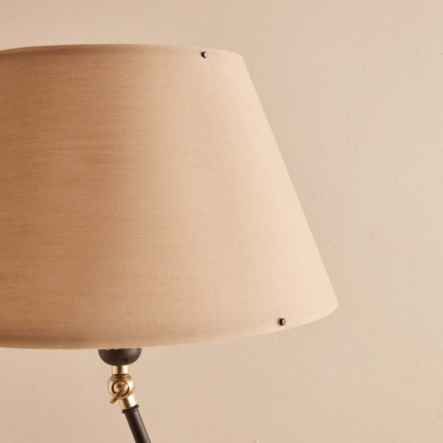 Flexibele vloerlamp AYD 1xE27/40W/230V zwart/bruin