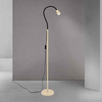 Flexibele vloerlamp DOTTY 1xGU10/10W/230V beige/zwart