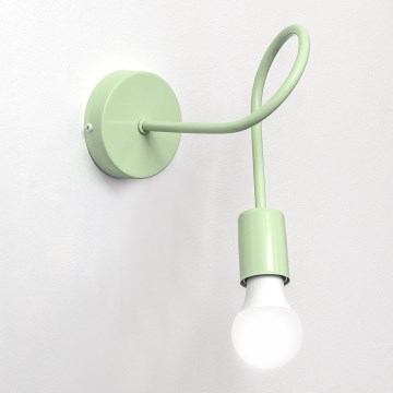 Flexibele wandlamp OXFORD 1xE27/15W/230V groen