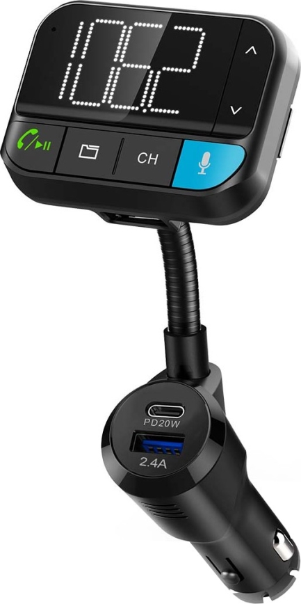 FM-autozender met handsfreefunctie