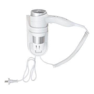 Föhn met houder, 11x24 cm, wit