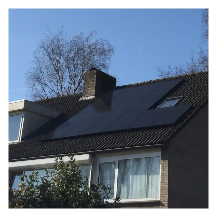 Fotovoltaïsch Solar Paneel JA SOLAR 390Wp helemaal zwart IP69 Half cut