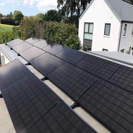 Fotovoltaïsch Solar Paneel JA SOLAR 390Wp helemaal zwart IP69 Half cut