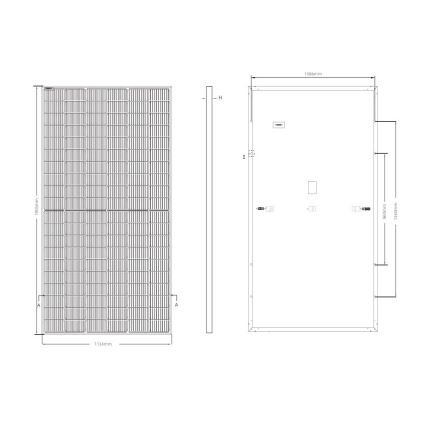 Fotovoltaïsch Solar paneel JINKO 450Wp IP68 - palet 35 stuks zwart frame