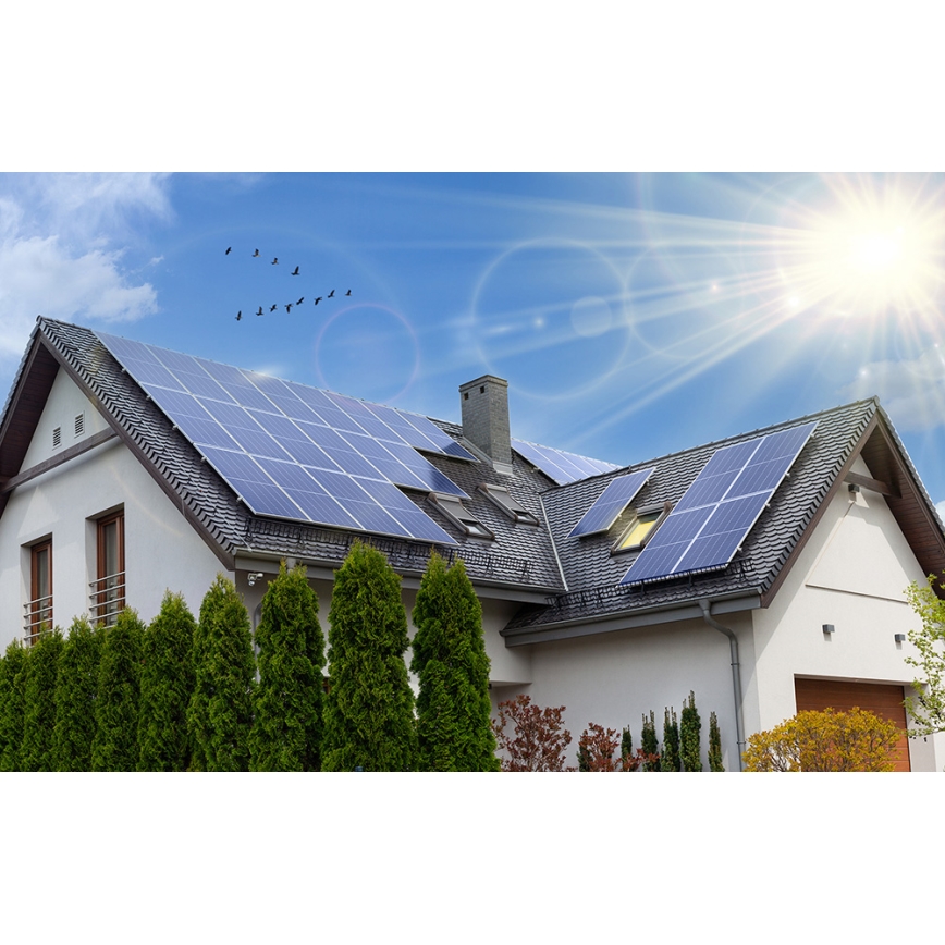 Fotovoltaïsch zonnepaneel RISEN 400Wp zwart frame IP68 Half Cut - pallet 36 st
