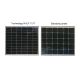 Fotovoltaïsch zonnepaneel Risen 440Wp zwart Frame IP68 Half Cut