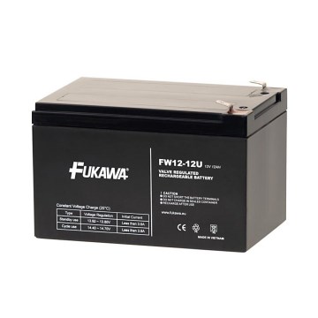 FUKAWA FW 12-12 U - Lood-zuur accu 12V/12Ah/faston 6,3mm