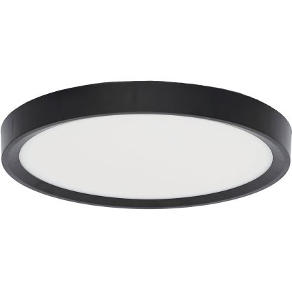 Fulgur 41811 - LED Plafondlamp NOMY LED/18W/230V 3000/4000/6000K IP40 diameter 23 cm zwart