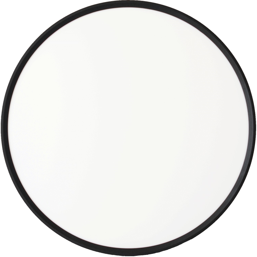 Fulgur 42364 - LED Plafondlamp NOMY LED/40W/230V 3000/4000/6000K IP40 diameter 50 cm zwart