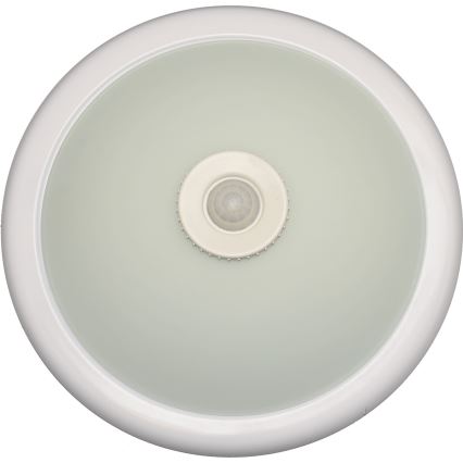 Fulgur s-22941 - Plafondlamp met bewegings- en schemersensor DARINA 2xE27/40W/230V Ø 30 cm wit