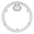 Fulgur s-28865 - LED magnetische module LED/36W/230V 3000K diam. 23 cm