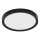 Fulgur s-42585 - LED Plafondlamp met bewegingssensor NOMY-S LED/18W/230V 3000/4000/6000K IP40 diameter 23 cm zwart