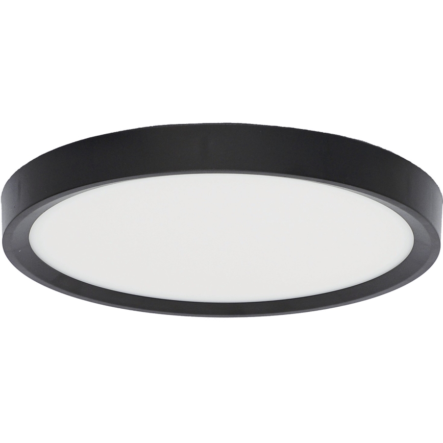 Fulgur s-42585 - LED Plafondlamp met bewegingssensor NOMY-S LED/18W/230V 3000/4000/6000K IP40 diameter 23 cm zwart