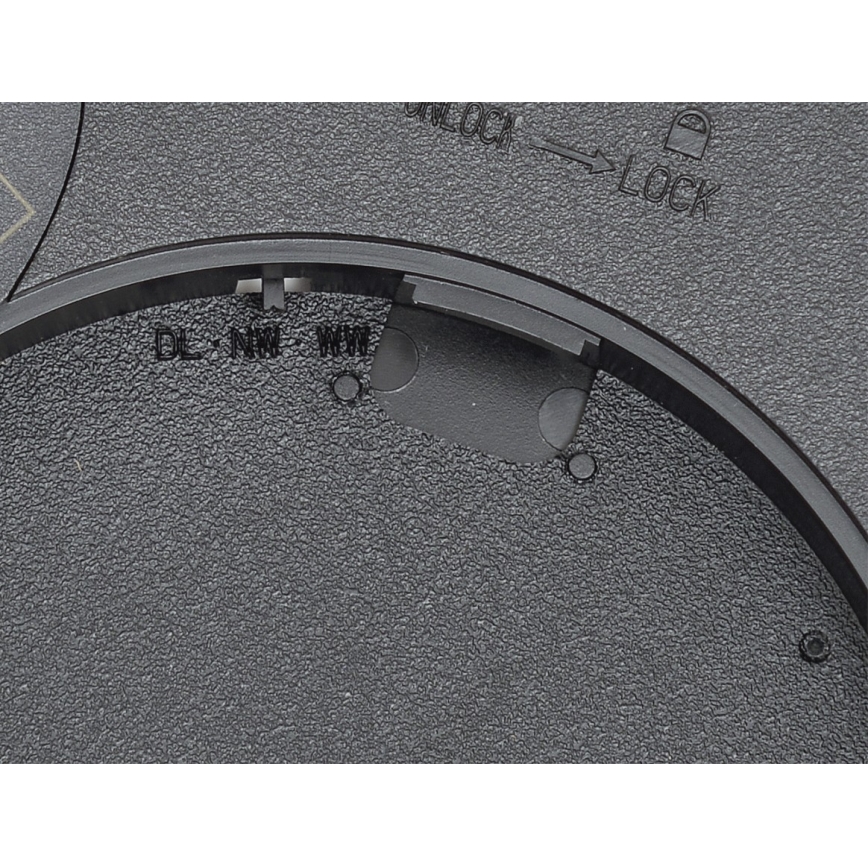 Fulgur s-42585 - LED Plafondlamp met bewegingssensor NOMY-S LED/18W/230V 3000/4000/6000K IP40 diameter 23 cm zwart