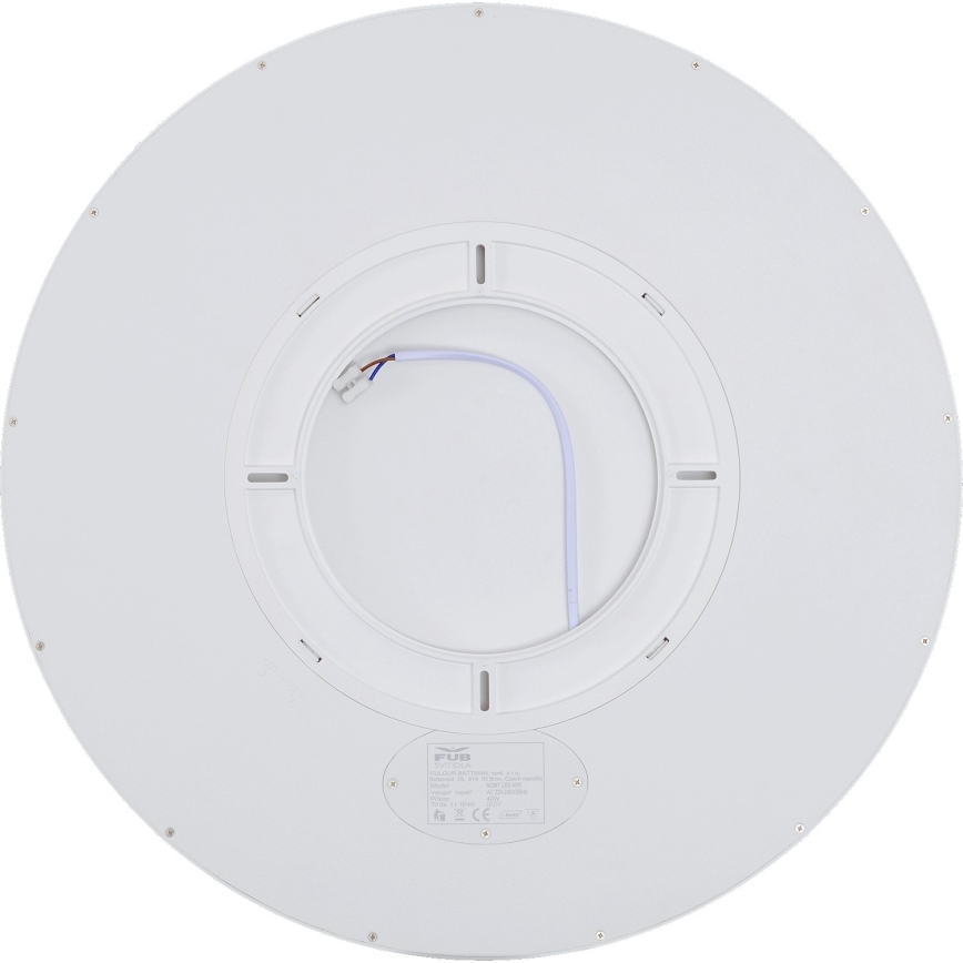 Fulgur s-42590 - LED Plafondlamp met bewegingssensor NOMY-S LED/40W/230V 3000/4000/6000K IP40 diameter 50 cm wit