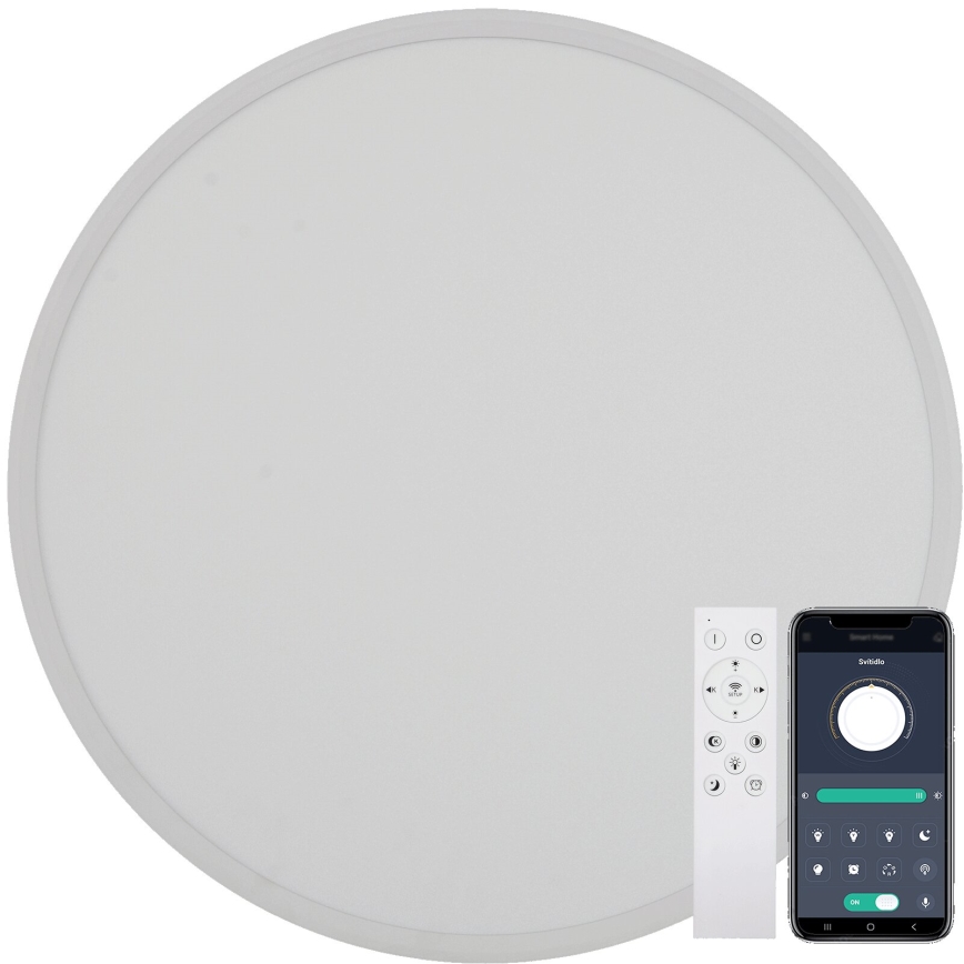 Fulgur s-43039 - NOMY-RC dimbare LED-plafondlamp LED/40W/230V 3000/4000/6500K Ø 50 cm IP40 wit + afstandsbediening