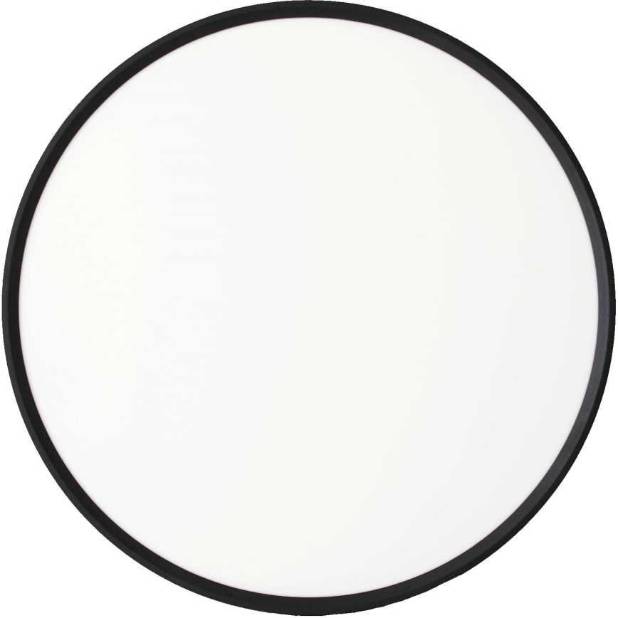 Fulgur s-43040 - dimbare LED-plafondlamp NOMY-RC LED/40W/230V 3000/4000/6500K Ø 50 cm IP40 zwart + afstandsbediening