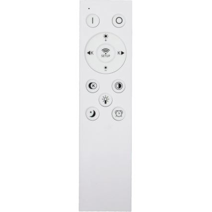 Fulgur s-43042 - Dimbare LED-plafondlamp NOMY-RC LED/50W/230V 3000/4000/6500K Ø 60 cm IP40 zwart + afstandsbediening