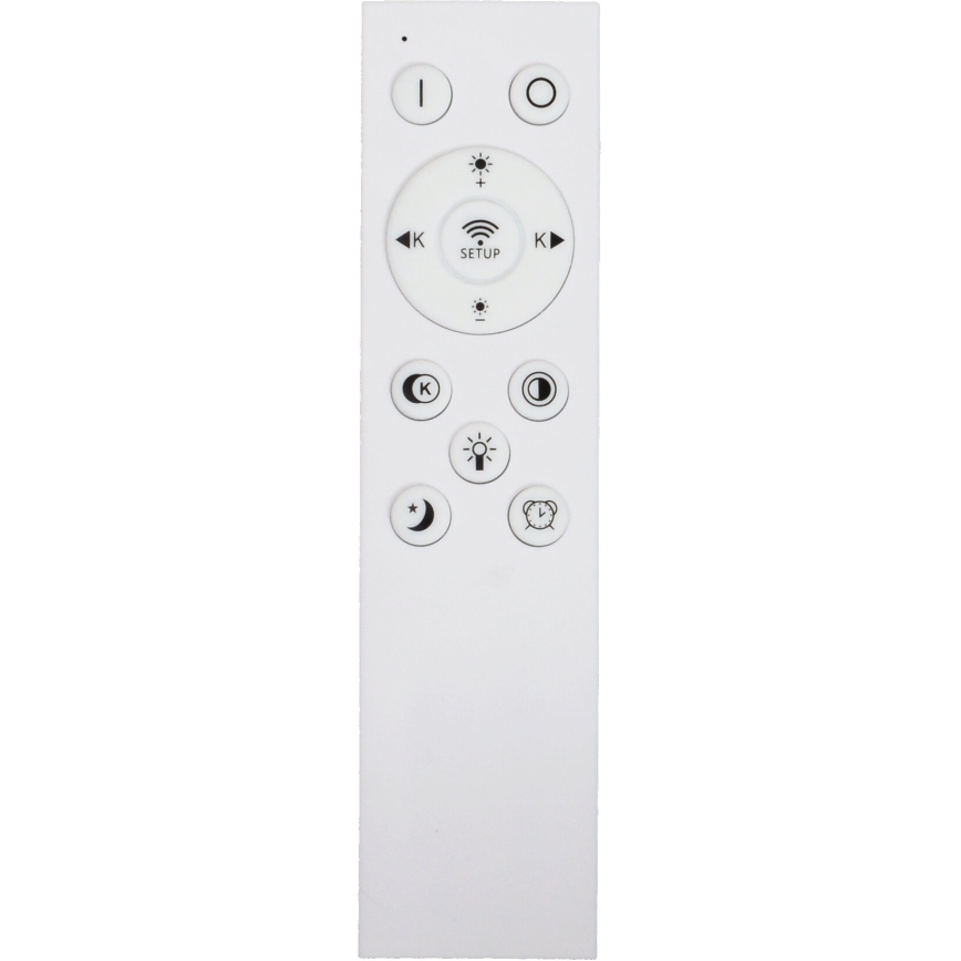 Fulgur s-43042 - Dimbare LED-plafondlamp NOMY-RC LED/50W/230V 3000/4000/6500K Ø 60 cm IP40 zwart + afstandsbediening