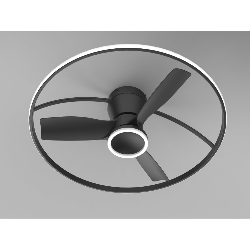 Fulgur s-43047 - LED-dimbare plafondventilator THORA LED/50W/230V 2700-5000K zwart + afstandsbediening