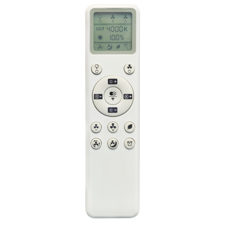 Fulgur s-43047 - LED-dimbare plafondventilator THORA LED/50W/230V 2700-5000K zwart + afstandsbediening