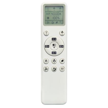 Fulgur s-43048 - LED dimbare plafondventilator THORA LED/50W/230V 2700-5000K wit + afstandsbediening