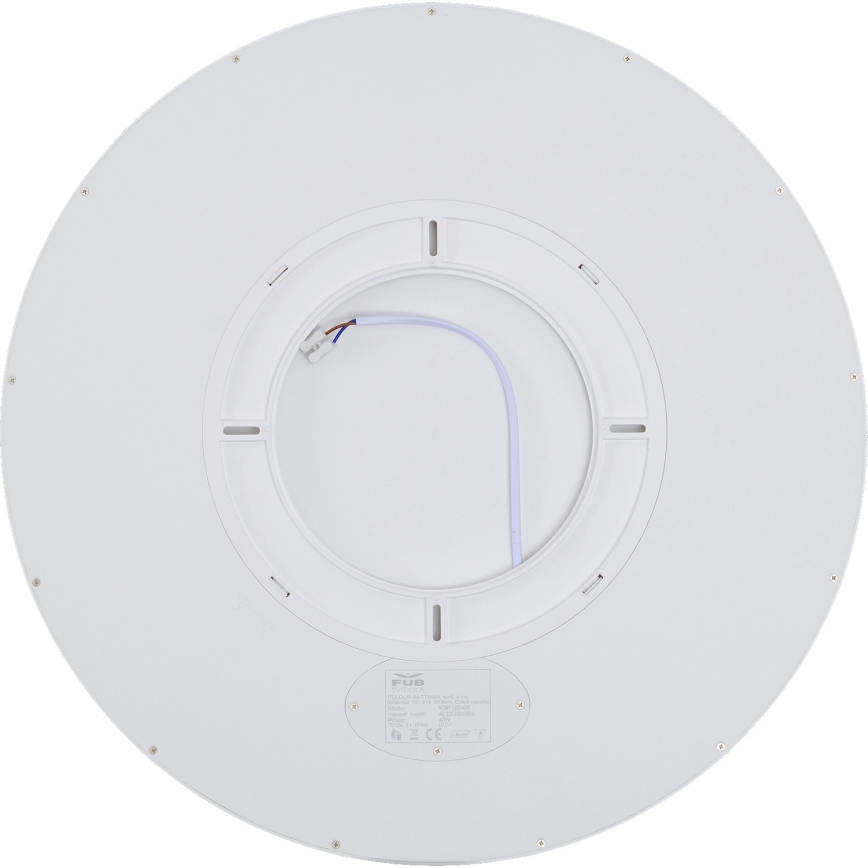 Fulgur s-43056 - LED-dimbare plafondlamp NOMY LED/40W/230V 3000-6500K Ø 50 cm UGR19 IP40 Wi-Fi wit + afstandsbediening