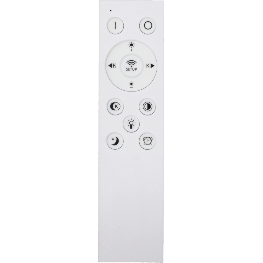 Fulgur s-43057 - Dimbare LED-plafondlamp NOMY LED/40W/230V 3000-6500K Ø 50 cm UGR19 IP40 Wi-Fi zwart + afstandsbediening