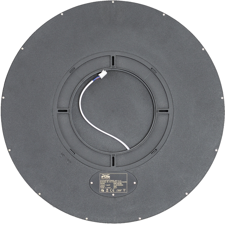 Fulgur s-43059 - LED dimbare plafondlamp NOMY LED/50W/230V 3000-6500K Ø 60 cm UGR19 IP40 Wi-Fi zwart + afstandsbediening