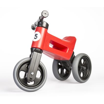 Funny Wheels - 2-in-1 loopfiets RIDER SPORT rood/zwart