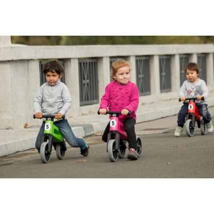 Funny Wheels - Loopfiets 2-in-1 RIDER SPORT roze/zwart