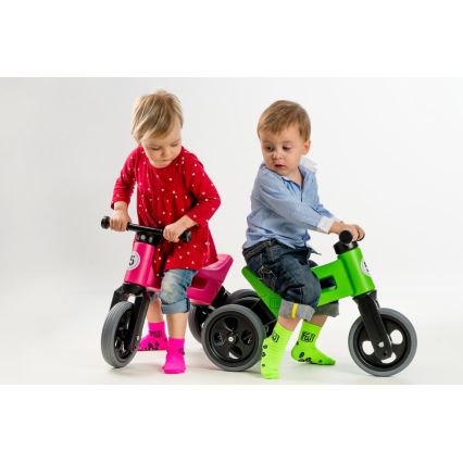 Funny Wheels - Loopfiets 2-in-1 RIDER SPORT roze/zwart