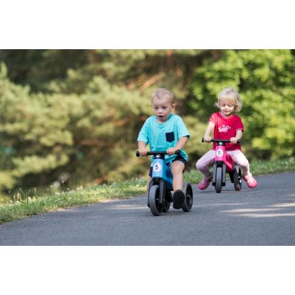 Funny Wheels - RIDER SPORT 2-in-1 loopfiets blauw/zwart