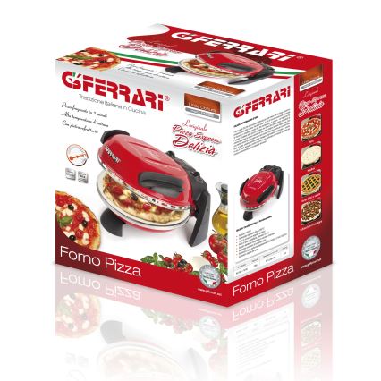 G3Ferrari G1000602 - Pizzaoven DELIZIA 1200W/230V rood