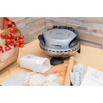 G3Ferrari G1000606 - Pizzaoven DELIZIA 1200W/230V zilverkleurig