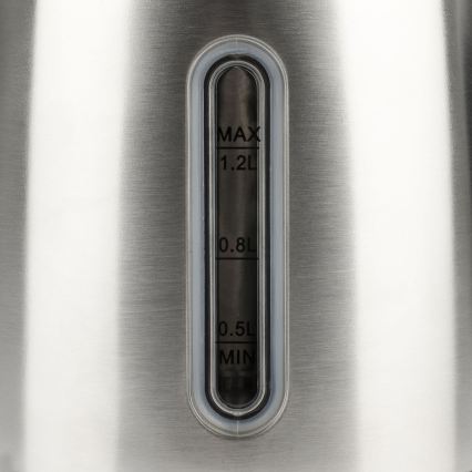 G3Ferrari G1009500 - Waterkoker 1,2 l 1630W/230V roestvrij staal/zwart