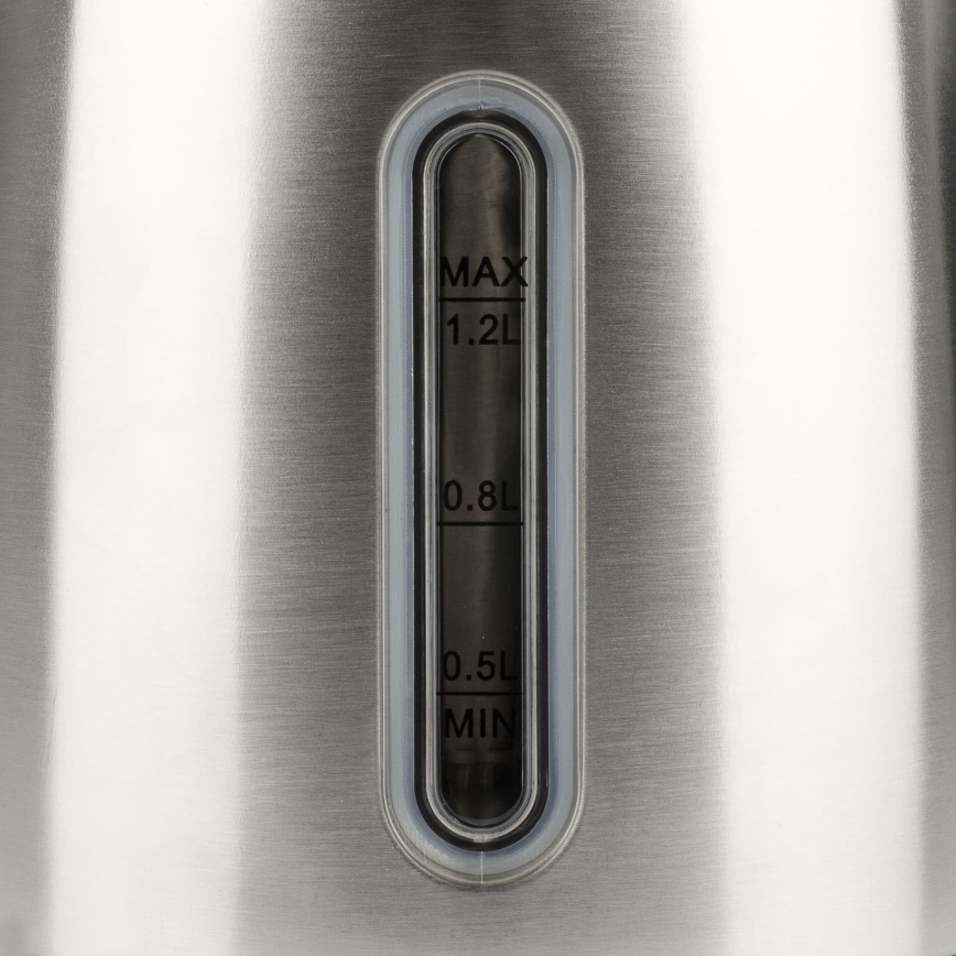 G3Ferrari G1009500 - Waterkoker 1,2 l 1630W/230V roestvrij staal/zwart