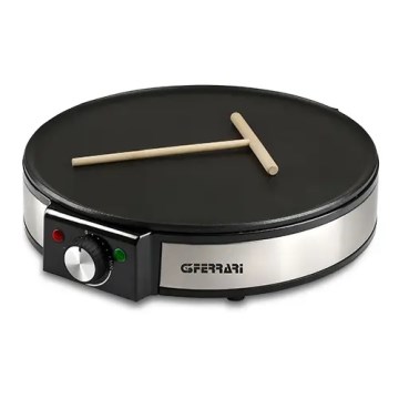 G3Ferrari G1009800 - PROFI-CREPE professionele crêpemaker 1200W/230V roestvrij staal/zwart