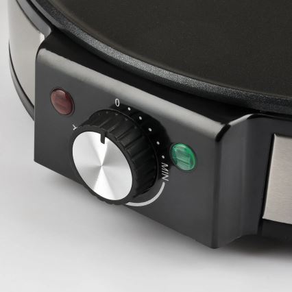 G3Ferrari G1009800 - PROFI-CREPE professionele crêpemaker 1200W/230V roestvrij staal/zwart